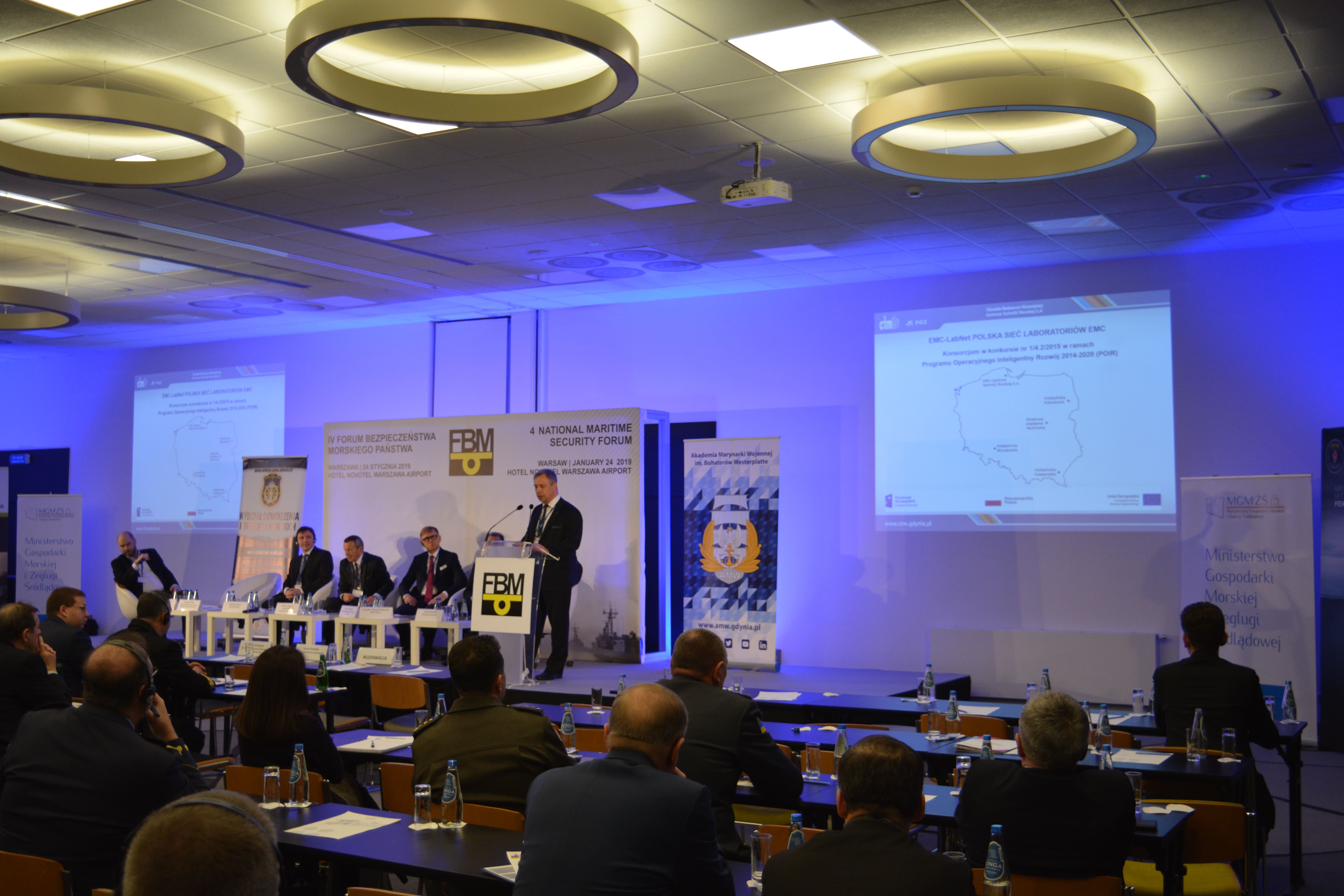 Prezentacja sieci EMC-LabNet podczas IV Forum Bezpieczeństwa Morskiego Państwa
