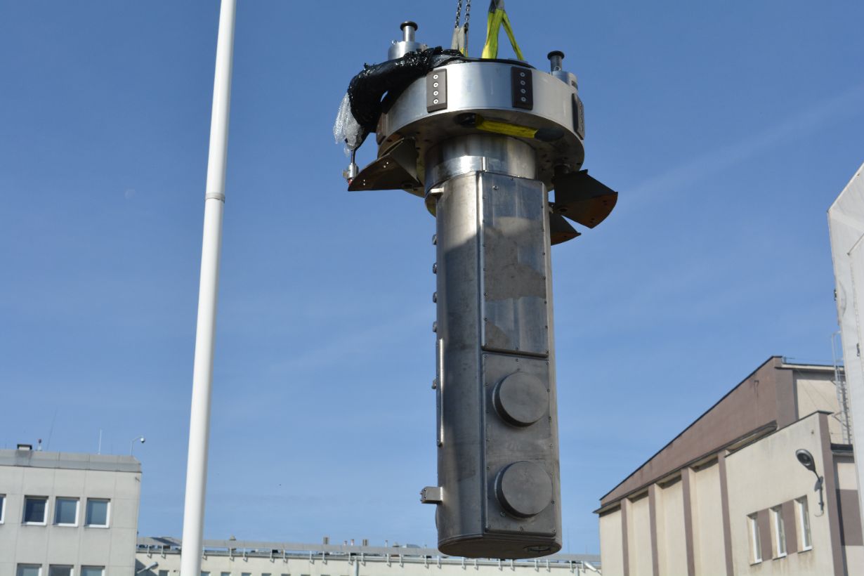 Sonar podczas transportu